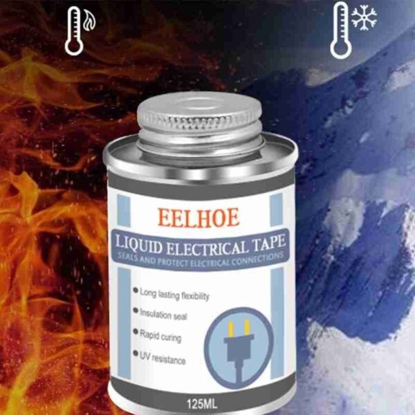 125 ml flytende isolasjon Elektrisk tape Tube Paste Anti UV Tørr Vanntett Rask isolasjon Elektronisk Fix Forsegling 1