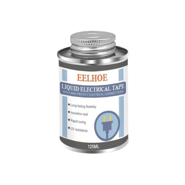 125ml Liquid Insulation Electrical Tape Tube Paste Anti UV Dry Waterproof Fast Insulation Electronic Fix Sealing 3