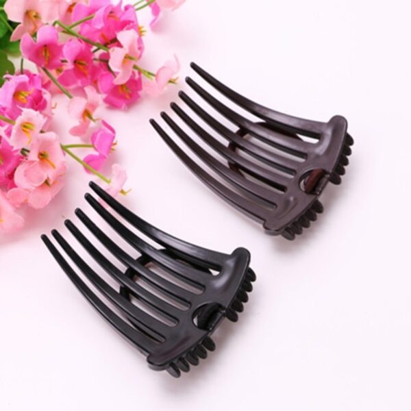 1PC New Women Plastic Pad Hair Styling Clip Stick Bun Maker Braid Hair Accessories Girl Magic 3