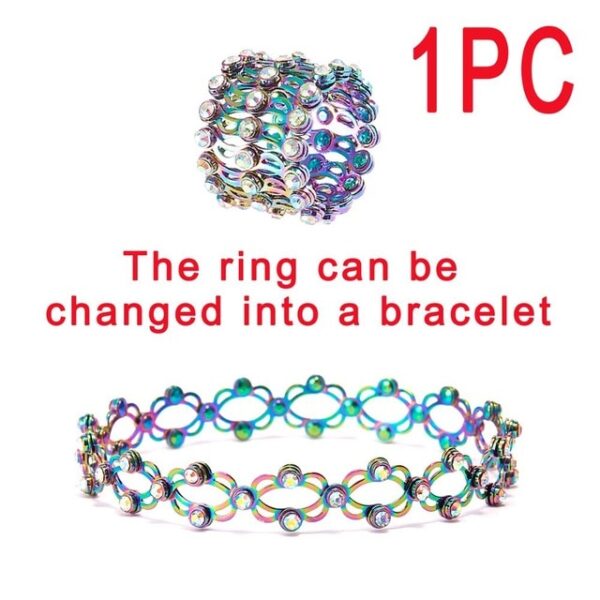 2 In 1 Magic Retractable Ring Bracelet Creative Stretchable Twist Folding Ring Crystal Rhinestone Bracelets Women 1.jpg 640x640 1