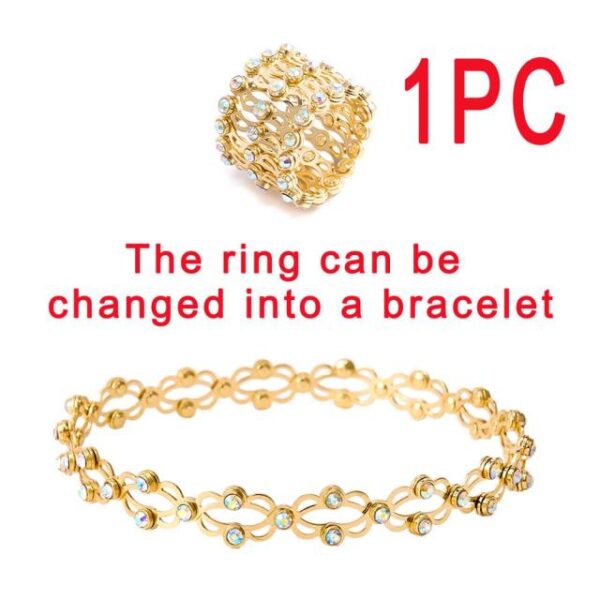 2 In 1 Magic Retractable Ring Bracelet Creative Stretchable Twist Folding Ring Crystal Rhinestone Bracelets Women 2.jpg 640x640 2