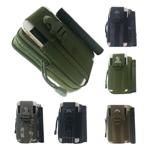 2020 New Men Pack Pack Bum Bag Pouch Kembera Leşkerî ya Avgirtî Pack Kemberê Molle Nylon Mobile 2