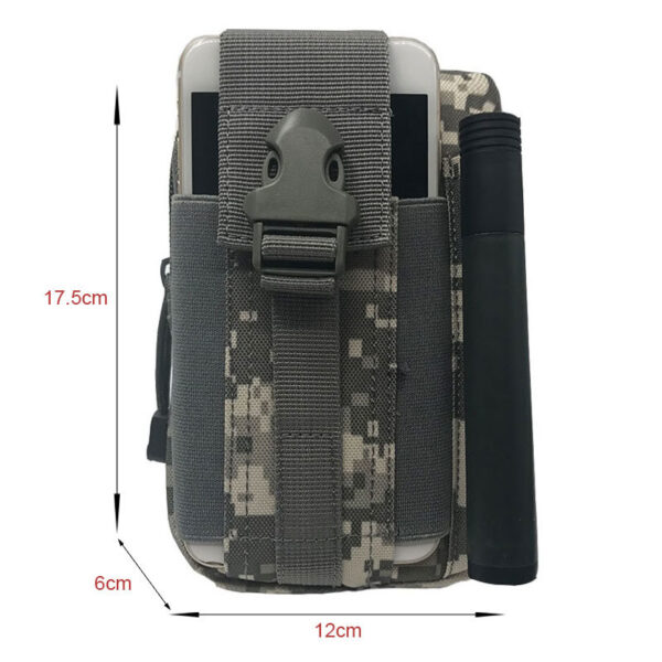 2020 New Men Pack Pack Bum Bag Pouch Kembera Leşkerî ya Avgirtî Pack Kemberê Molle Nylon Mobile 4