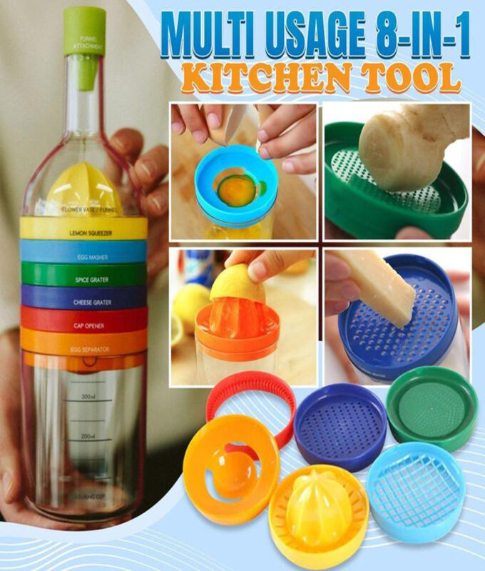 Multi Usage 8-In-1 Kitchen Tool