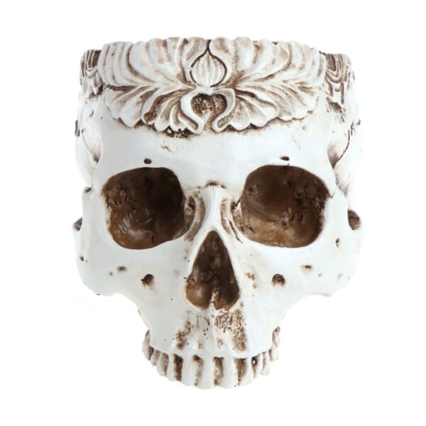 3 ประเภทเรซิ่น Gothic Skull Head Design กระถางดอกไม้ skull รุ่น Planter คอนเทนเนอร์ Home Bar Garden 2