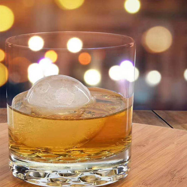 4 cavitats de whisky safata de gel bola fabricant d'eines motlle esfera motlle eina de cuina bola de gel de silicona 4