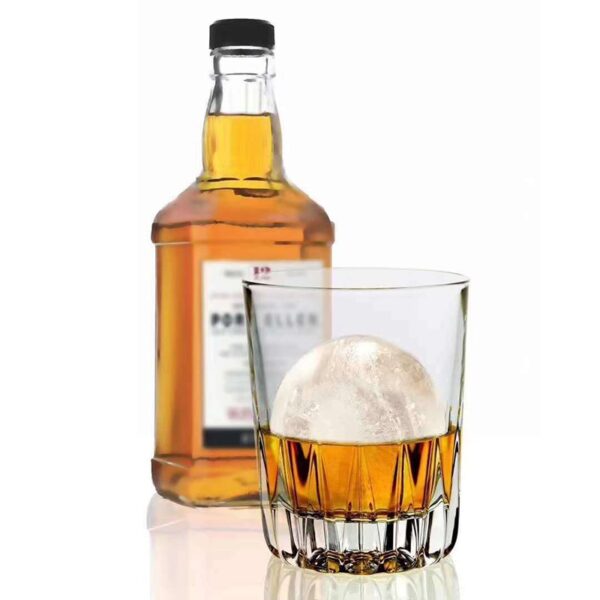 4 Cavity Whiskey Ice Tray Ball Tool Maker Mold Sphere Mold Kitchen Tool Silicone Ice Ball 5