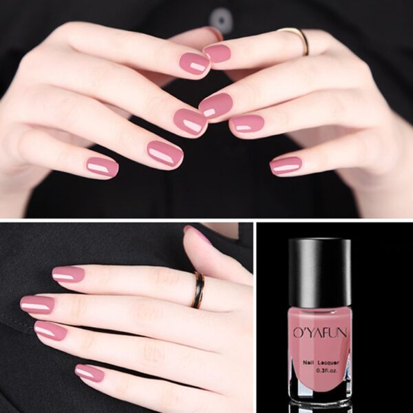 8ML Water Based Nail Polish Shiny Peelable Health Nontoxic Breathable vernis a ongles normal Nail Art 3