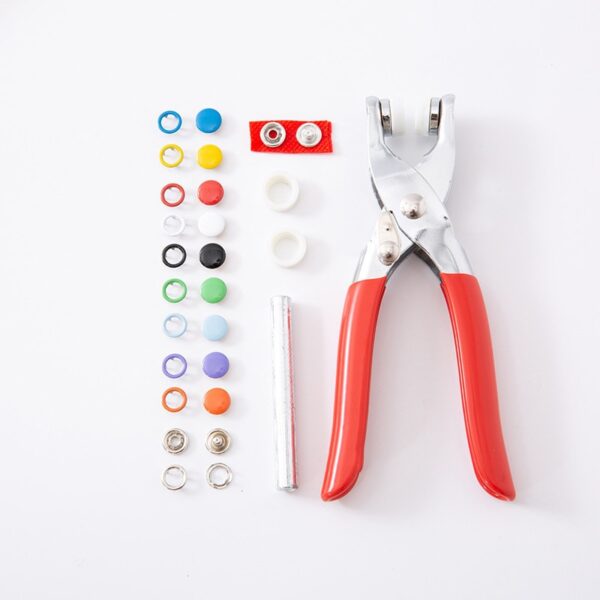 9 5 10mm 100 200Sets Metal Clothes Sewing Buttons Prong Ring Press Studs Snap Fasteners Clip 1