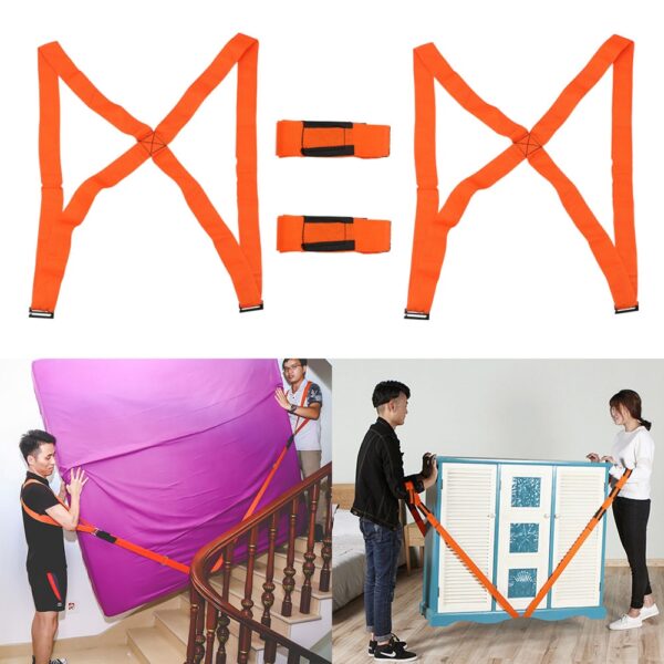 Carrying Rope 4pcs set Furniture Transport Belt For Home Move House Cleaning Easier Mover Moving Strap 1