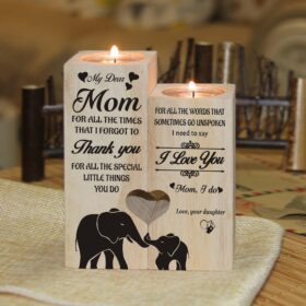 My Dear Mom Candle Holder - image 1