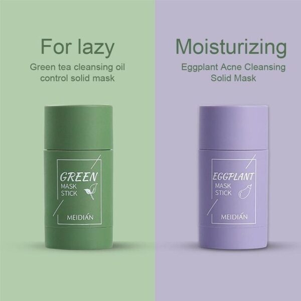 Green Tea Cleansing Clay Stick Mask ทำความสะอาดสิว Beauty Skin Green Tea Moisturizing Hydrating Whitening Care 2.jpg 640x640 2