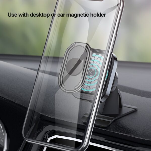 HOCO Metalen buroblêdtafelhâlder Foldable Extend Support Desk Mobiele tillefoanhâlder Stand Ynstelber foar iPhone 2