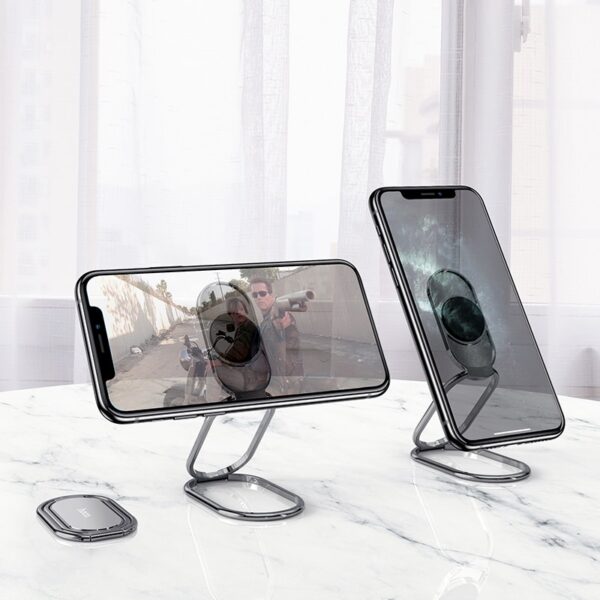 HOCO Metalen buroblêdtafelhâlder Foldable Extend Support Desk Mobiele tillefoanhâlder Stand Ynstelber foar iPhone 3
