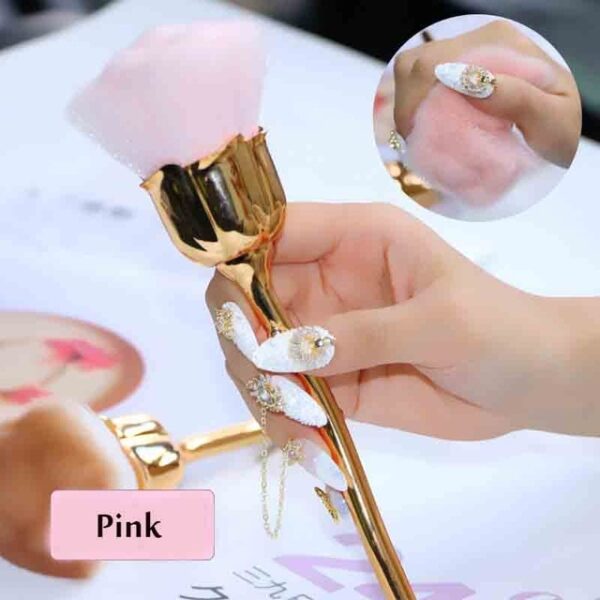 LAIKOU Rose Nail Art Dust Brush For Manicure Beauty Brush Blush Powder brushes Fashion Gel Nail 5.jpg 640x640 5