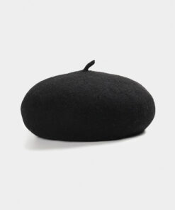 Ladies Solid True Wool Beret for Women Autumn Winter Artist Beret femme Elegant French Hat Bright 1 1.jpg 640x640 1 1