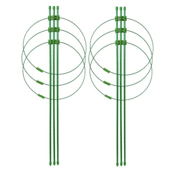 New Durable Climbing Plant Support Cage Garden Trellis Flowers Tomato Stand with 3 Rings Gardening Tool 1.jpg 640x640 1
