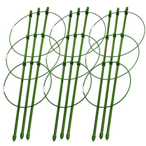 Nouveau Support de Plante Grimpante Durable Cage Jardin Treillis Fleurs Support de Tomate avec 3 Anneaux Outil de Jardinage 2.jpg 640x640 2