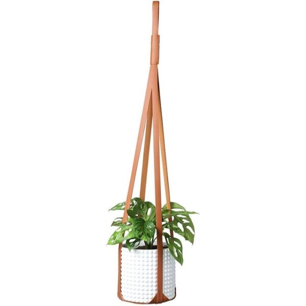 PU Leather Plant Hanger Hanging Planter Flower Pot Holder Home Decor For Indoor Plants Cactus Succulent 3.jpg 640x640 3