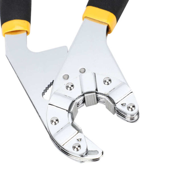 Fitting Pipa 8 Inch Multifungsi Kunci Universal Adjustable Hex Spanner Grip Tang Multi Alat 4