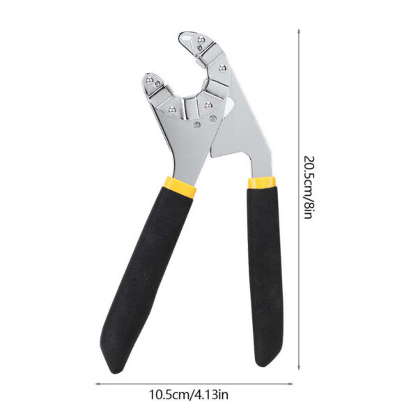 Zopangira Mapaipi 8 Inchi Multifunction Universal Wrench Adjustable Hex Spanner Grip Pliers Multi Tool 5
