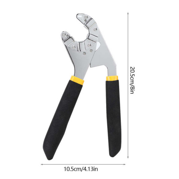 Ukufakwa Kwepayipi I-8 Inch Multifunction Universal Wrench Adjustable Hex Spanner Grip Pliers Multi Tool 5