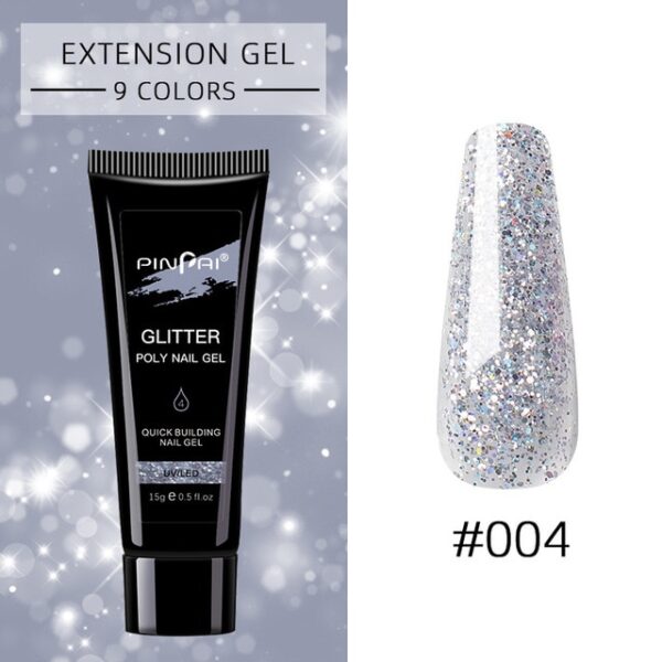 Gel per unghie poli glitter con paillettes per estensione delle unghie Smalto per unghie gel UV ibrido acrilico Art 3.jpg 640x640 3