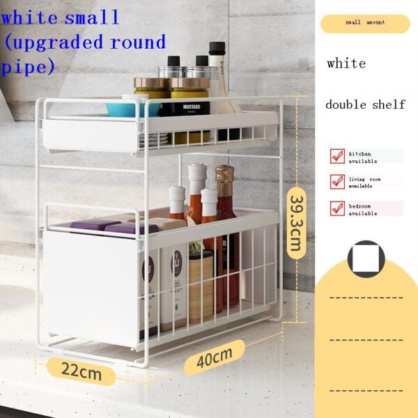 لوازم ظروف خشک کن Almacenaje Etagere Malzemeleri سبد کشوی Cocina Cuisine Mutfak Cozinha Kitchen Storage Holder Rack 4