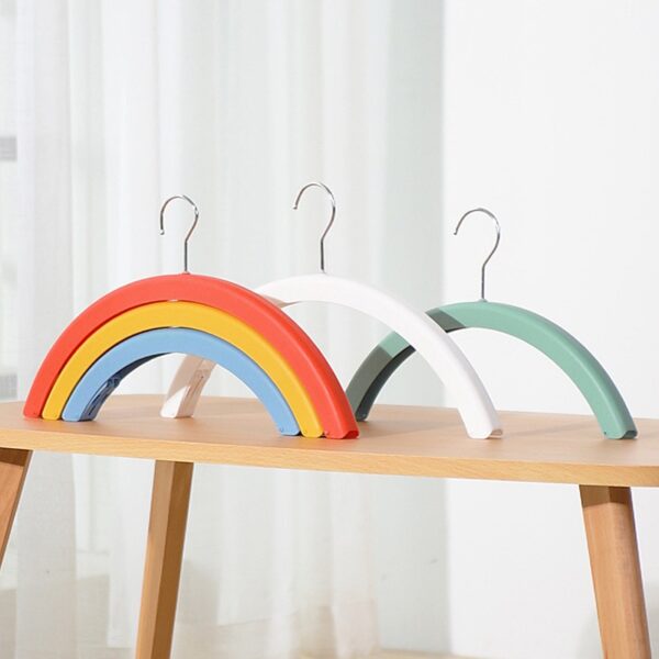 Three Layer Multifunctional Rotating Clothes Hanger Rainbow Hanger Durable for Home DNJ998 2