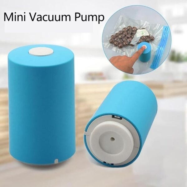 USB Mini Automatic Compression Vacuum Pump Househoud Sealer Clamp Snack Fresh Food Rod Strip Kitchen Tool
