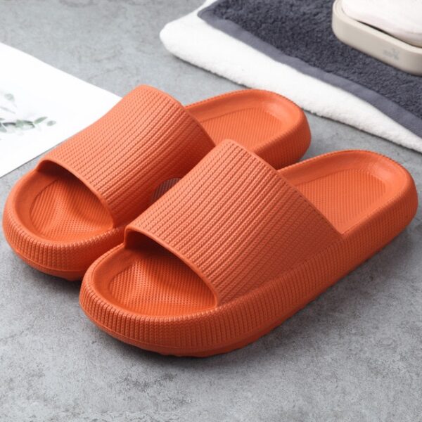 Women Thick Platform Slippers Summer Beach Eva Soft Sole Slide Sandals Leisure Men Ladies Indoor