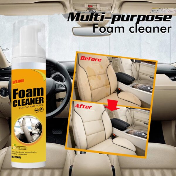 100ml Foam Cleaner ضد پیری ضد پیری تمیز کردن اتومبیل داخلی اتومبیل تمیز کردن خانه