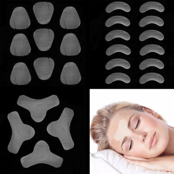 12 27 24 pcs set Thin Face stickers EVA Forehead Anti Wrinkle Patches Act on Facial 3