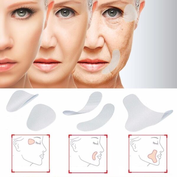 12 27 24 pcs set Thin Face stickers EVA Forehead Anti Wrinkle Patches Act on Facial
