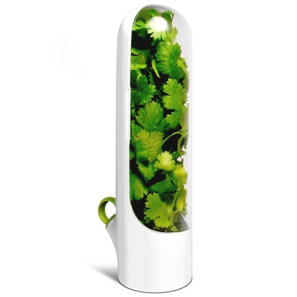 2021 Premium Herb Keeper and Herb Storage Container Keeps Greens and Vegetables Fresh for 2x