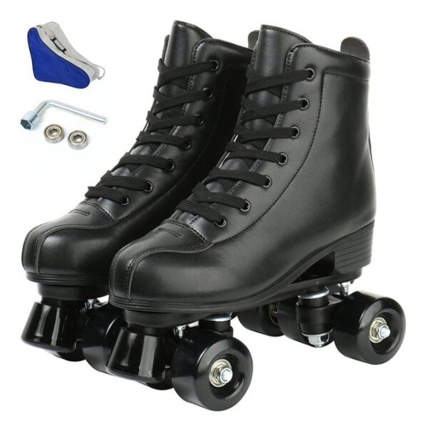 2021 ผู้หญิงผู้ชาย 5 Choice Pu ไมโครไฟเบอร์ Roller Skates รองเท้าสเก็ตเลื่อนรองเท้าผ้าใบ Quad เริ่มยุโรป 1.jpg 640x640 1