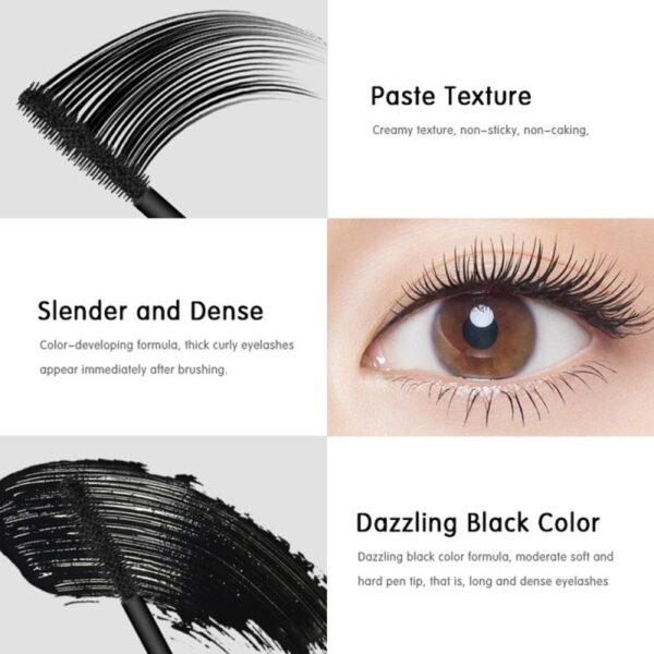 3D Mascara Make-up Ferlinging Wimperferlinging Dames Waterdicht Fluch droech Lang draachend duorjende Mascara Big Eye