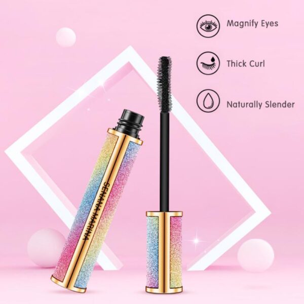 3D Mascara Makeup Lengthening Eyelash Extension Women Waterproof Fast Dry Long wearing Lasting Mascara Big Eye 5