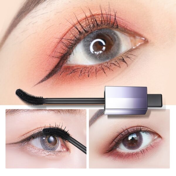 4D Mascara Wimpern verlängern Wasserdicht Langlebig 180 Rotation Curling Mascara Extra Volumen Top Rotation Flexibel 1