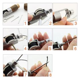 Leather Sewing Awl Kit Hand Stitcher Set - image 4