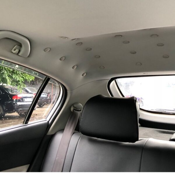 80 40pcs Car Roof Repair Buckle Fasteners Interior Ceiling Cloth Fixing Screw Cap Roof Fabric Upper 4