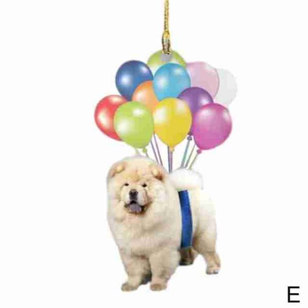 Cartoon Cute Dog Atuo Hanging Ornament With Colorful Balloon parachute Home Accessories Decorations Hanging Ornament Decoration 10.jpg 640x640 10
