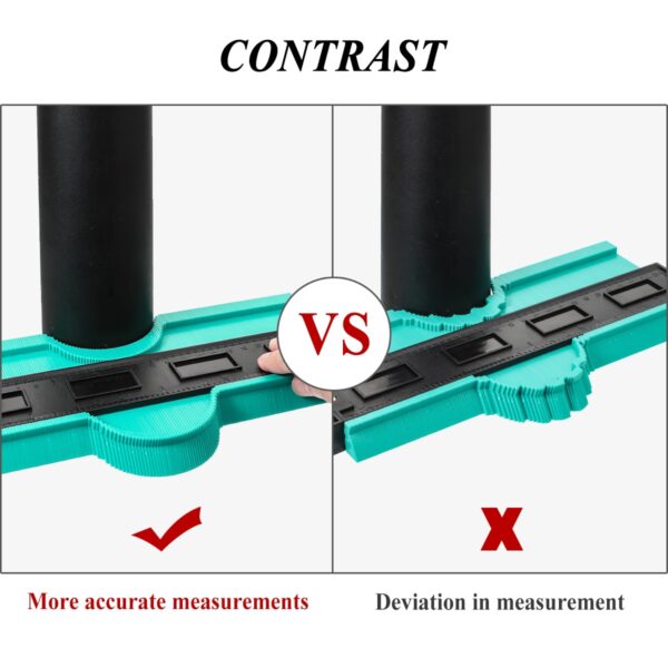 Contour Gauge Plastic Profile Copy Contour Gauges Standard Wood Marking Tool Tiling Laminate Tiles Tools Profile 2