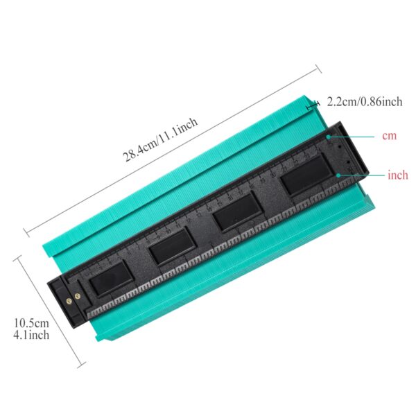 Contour Gauge Plastic Profile Copy Contour Gauges Standard Wood Marking Tool Tiling Laminate Tiles Tools Profile 3