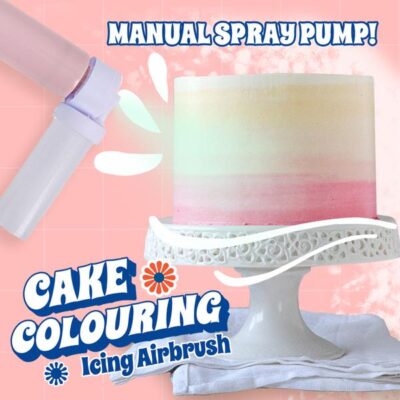 Manual Airbrush For Cake Decorating Coloring Baking Decoration Tools Cake  Pastry Dusting Spray Tube Color Duster