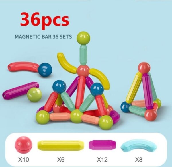 Dropshipping 64Pcs Set 3D Building Blocks DIY Big Size Magnetic Sticks Set Kids Educational Toy For 1.jpg 640x640 1