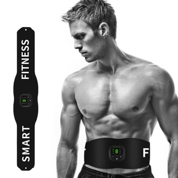 EMS Muscle Stimulator Wireless Muscle Trainer Abdomen Training Belt Fat Burner Weight Loss Stickers Body Slimming