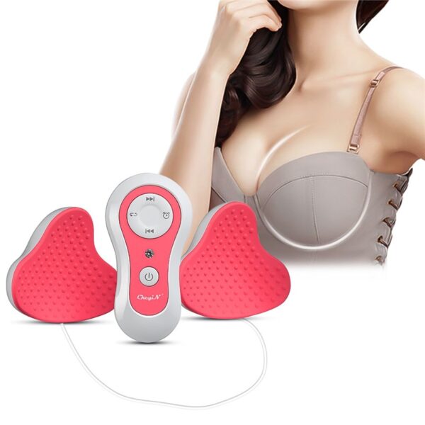Electric Breast Enlarge Pump Massage Rechargeable Bust Lifting Cup Enhancer Chest Vibrating Massager Anti Chest Sagging 3
