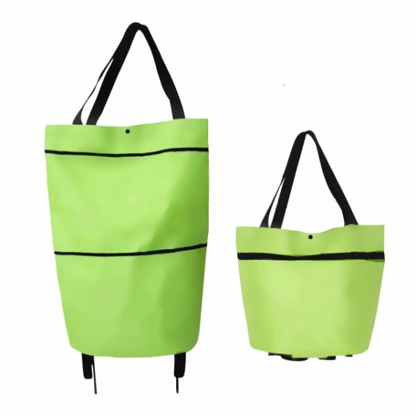 Folding Shopping Pull Cart Trolley Bag With Wheels Foldable Shopping Bags Reusable Grocery Bags Food Organizer 2.jpg 640x640 2