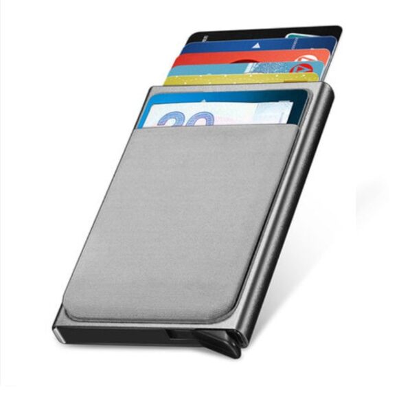 Còn hàng Youpin NewBring Mini Card Protector Wallet Holder Wallet Body Metal Slim Khối RFID Dễ dàng Nhanh chóng 4.jpg 640x640 4